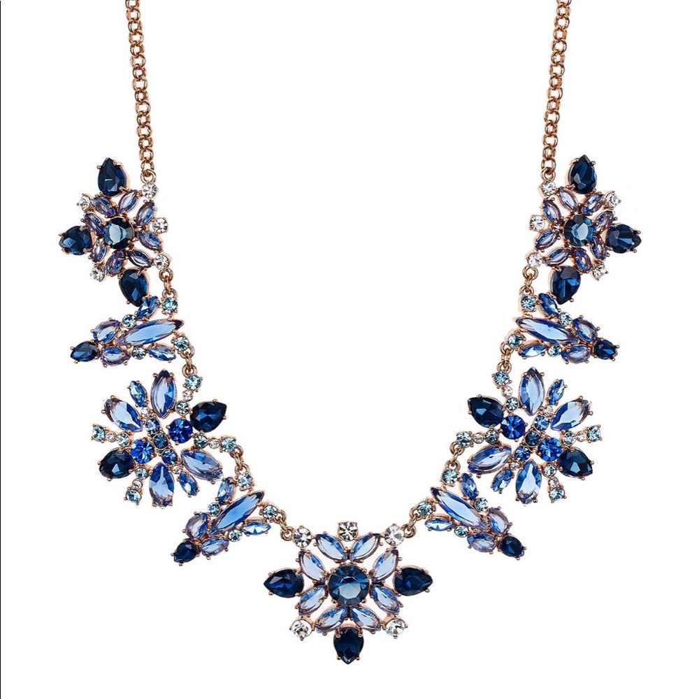 Kate Spade Navy & Rose Gold Statement Necklace - Picture 4 of 8
